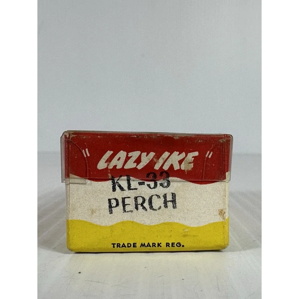 Vintage Kautzky Lazy Ike KL-33 Perch Fishing Lure Original Box